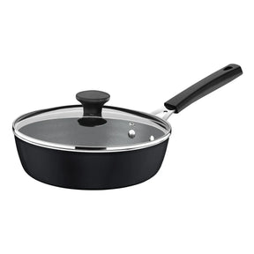 Frigideira Funda Tramontina Glenz em Alumínio com Revestimento Interno Cerâmico e Externo Siliconado Preto 24 cm 2,8 L