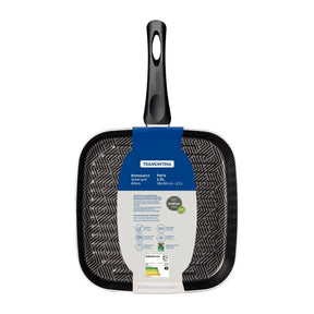 Bistequeira Tramontina Paris em Alumínio com Revestimento Interno em Antiaderente Starflon Max e Externo de Silicone Preto 28 cm 2,3 L