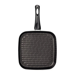Bistequeira Tramontina Paris em Alumínio com Revestimento Interno em Antiaderente Starflon Max e Externo de Silicone Preto 28 cm 2,3 L
